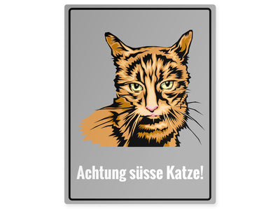 tierschild-hoch-achtung-suesse-katze