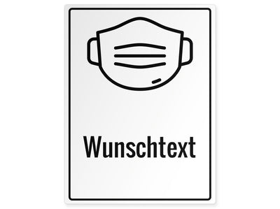 hinweisschild-maskenpflicht-wunschtext