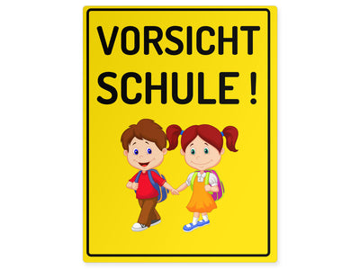 kinderschild-hoch-kinder-vorsicht-schule-gelb